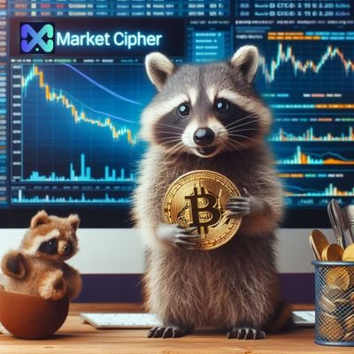 My Love for Critters & Crypto are 1 in the same!!! Market Cipher Rules! Raccoon Lives Matter 🦝 https://t.co/u1BSCu5fb7