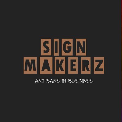 SignMakerz's profile picture. Elevate your brand with custom signage. Quality, creativity, precision. Let's craft your success. #BusinessSignage #CustomSigns