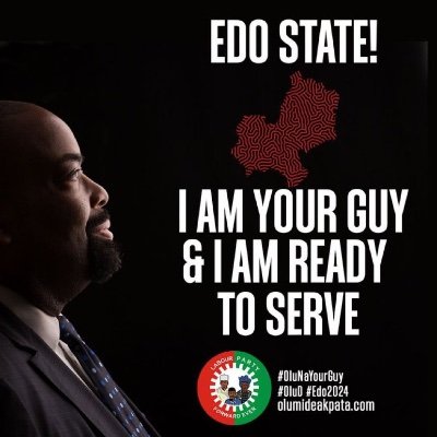 The official handle of the Olu4Edo Campaign for the election of a People Centered Government in Edo State. TikTok @ akpata.campaign.o