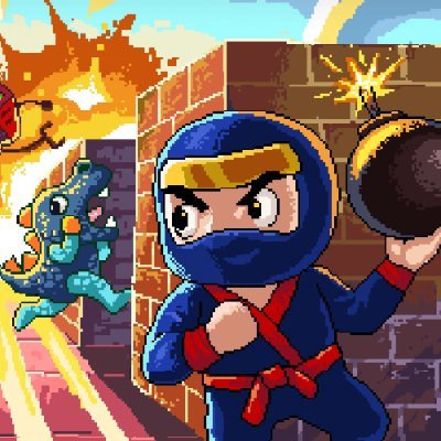 The pixel art game inspired by the Bomberman game is built on #Blockchain