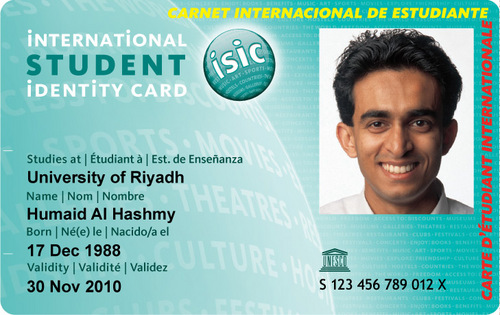ISIC is the only globally recognized student ID card that gets you over 40,000 discounts in 120 countries!