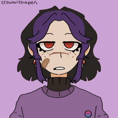 Bi and genderflux
I use any and all pronouns, I'm a minor
Dt & wilbur stans dni
pfp is not mine! its a picrew, my main account is @Arsonmoth028