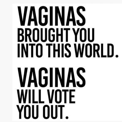 Vagina Monster VOTE BLUE, PEOPLE!!