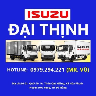 Chuyên kinh doanh các dòng xe Tải ISUZU, xe bán tải D-Max, xe 7 chổ MU-X. Hotline KD: 0979.294.221 Mr Vũ