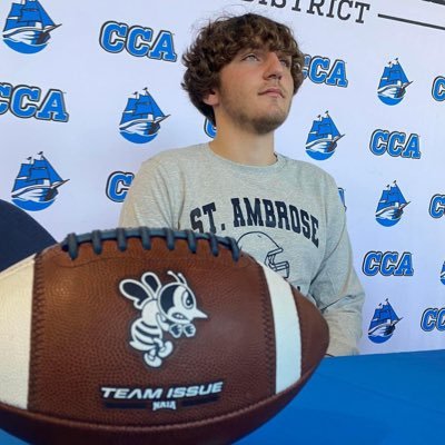 Saint Ambrose committed! 6’ 180 class of 2024| 3.43 GPA Clear Creek Amana. Long snapper, Slot, TE, ATH 319-601-0257