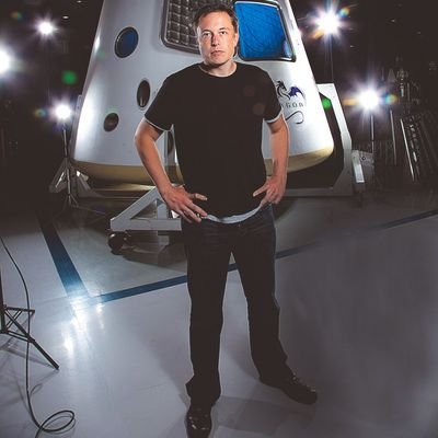 Entrepreneur 
🚀| Spacex .CEO&CTO
🚘| Tesla .CEO and product architect 
🚄| Hyperloop .Founder of The boring company 
🤖|CO-Founder-Neturalink, OpenAl