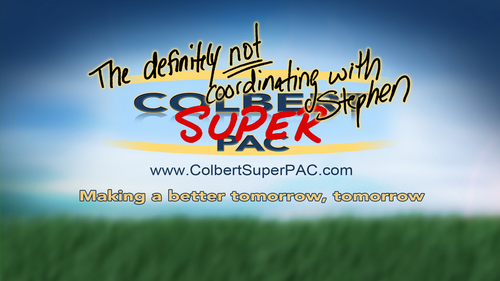 ColbertSuperPAC's profile picture. Communications Director & Online Clicktivist Organizr for The Definitely Not Coordinating With Stephen Colbert Super PAC