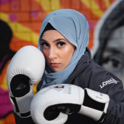 The face behind the change in dress code regulations for England Boxing. 🥊            The 1st Hijabi boxing coach for England!