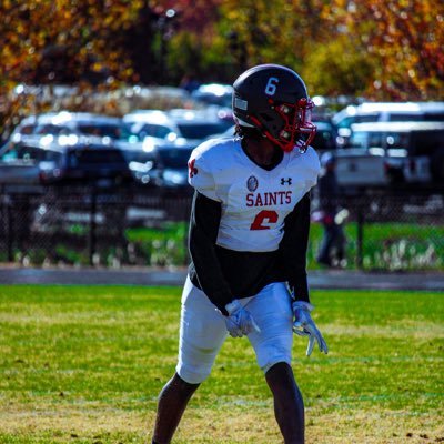 6’1 170 (WR/RB/OLB) Student Athlete c/o | 2024 St. Christopher’s school 3.4 gpa 4.6 40 l Track Athlete l #6