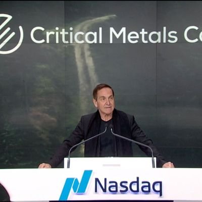 Executive Chairman of Critical Metals Corp (Nasdaq: CRML), a leading mining company focused on strategic materials for next generation technologies.