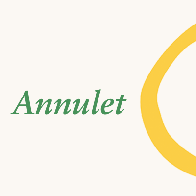 Annulet publishes literary criticism, poetry, &  prose. Annulet Editions (2025) will publish one book of poetry & one book of literary criticism a year.