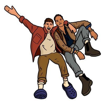 QueerRetrograde's profile picture. a cat + dog hop on a mic and gab about that queer shit… you tell us who is which 🎤 available wherever you get your podcasts