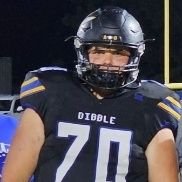 Dibble, OK Freshman, OL/DL.   Class of 2027.      6ft 1in.   285 lbs.  
 Power Lifting-Squat-460, Bench- 250, Deadlift-550
Golf, FFA, Trench Mafia