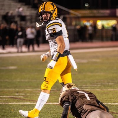 Freedom High School, Bethlehem PA ‘25 6’0 215lbs WR/LB 1st Team All Conference OLB, 1st Team All Area OLB 3.72 GPA 4.48 40 yd dash NCAA ID#2305895056