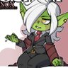 DemoniaNox's profile picture. a littile goblin who may or may not attack you if they did not get their Coffee  and i like to commission as much art as i can of my lil bean of an OC