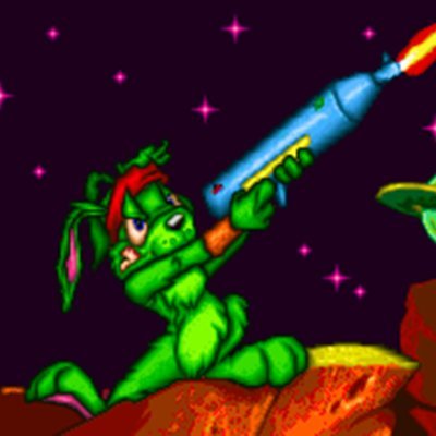 Turtle-busting hare from the planet Carrotus. 

Likes: Carrots, blasters, and hare princesses. 

Dislikes: Turtles, Mad Hatters, and Witches.