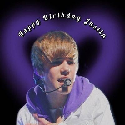 Justin Bieber HBD 💜🎂