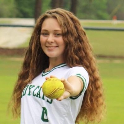 Annabelle (Bella) Bookout, class of '26, Florala High School, middle infield and utility, 4.0 GPA. JESUS FIRST #00