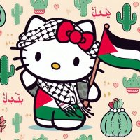 Hello Kitty Says Free Palestine 🇵🇸(@_saranrio_) 's Twitter Profile Photo