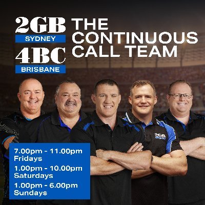 The Continuous Call Team brings you all the action from the NRL, with the best team in the business.