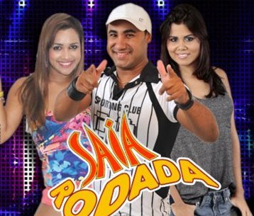 Equipe de divulgação da Banda Saia Rodada.