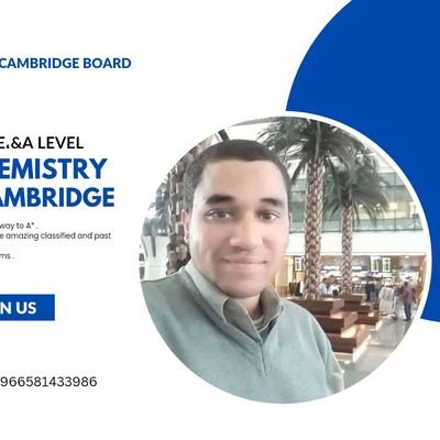 I'm a chemistry teacher IGCSE Cambridge board at Halley international school in alkhober
Kingdom of Saudi Arabia