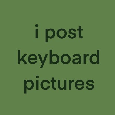 Send me pictures of your keyboard and I’ll post them along with your @ - Feel free to also include the details!