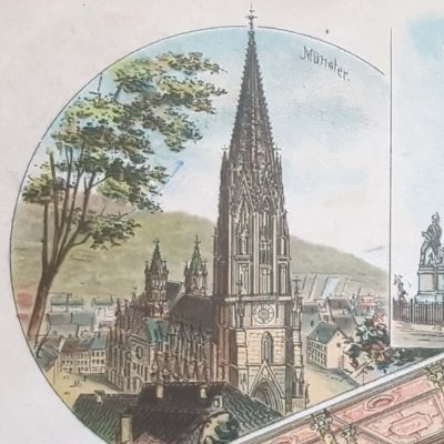 We are fans of old pictures and postcards from Freiburg Germany