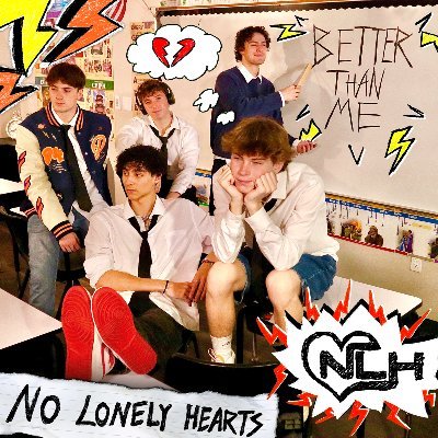 Official Twitter of No Lonely Hearts - Aidan | Brian | Dylan | Alex | Oliver           Better Than Me - https://t.co/OovB59PGmO