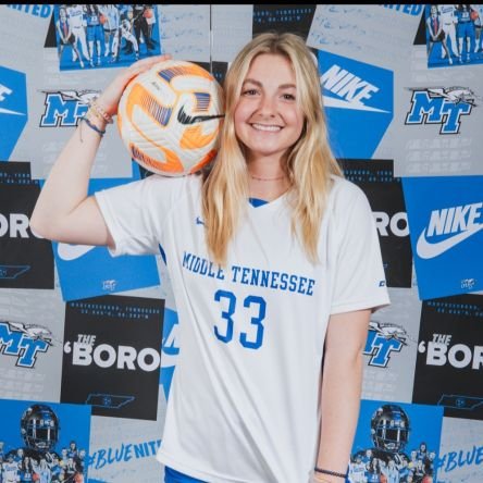💙Middle Tennessee State Univ WSOC '29| Tenn Soccer Club 06 ECNL| CB |#88| ECNL 24 Nat Sel Game | 2X All-Region| All-State|Captain|  Lipscomb Academy ⚽ #33| 🏀