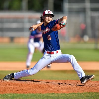 2024 Uncommitted RHP/St Lucie West Centennial HS/HC Vic Garcia/6’O 170/FB 83-85, Curve/Slider 74-76/ email Christopherdangelo05@gmail.com/7723330192.