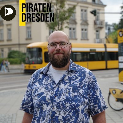 1V der #PIRATEN Sachsen und Dresden. 

Platz 1 der Liste für den Wahlkreis #Blasewitz der PIRATEN in #Dresden für die #Kommunalwahl2024