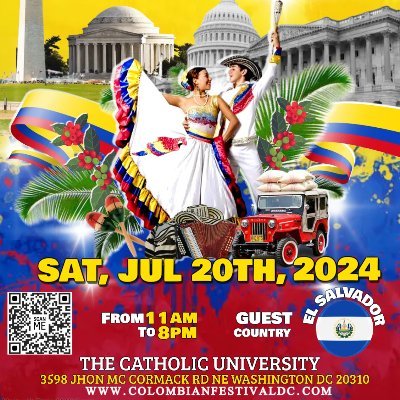 The International Colombian Festival. Washington DC #Colombia #Colombianindependence #colombiaestademoda #proudcolombian #colombianosendc #tequierocolombia