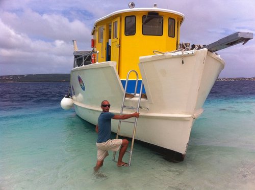 Daily water taxi Klein Bonaire, Caribbean - dagelijkse watertaxi Klein Bonaire. Departures from Townpier opposite City Café.