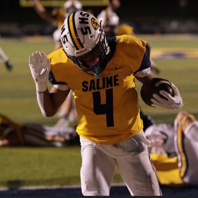 | 2026 | ATH | 5’11 175 | 4.58 40 | Football/Track | Saline High School | 3.9 GPA | Contact 734-277-9362 jrushkingj1@icloud.com | Head Coach: @CoachShort_