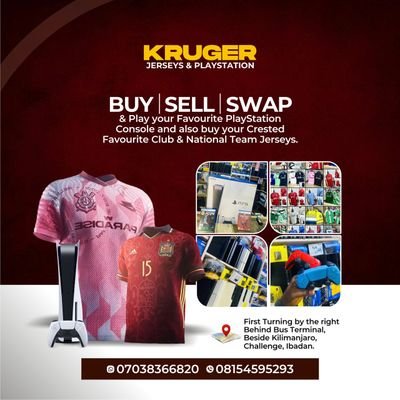 Jerseys, Games And Cars // All PlayStation Consoles Are Available / Sell, Buy, Swap Your Car / Your Favorite Club Jersey Available/https://t.co/a6h56jxDVW