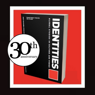 Social sciences journal publishing new research on #identities, #race, #ethnicity & #culture since 1994. Published by Taylor & Francis.
