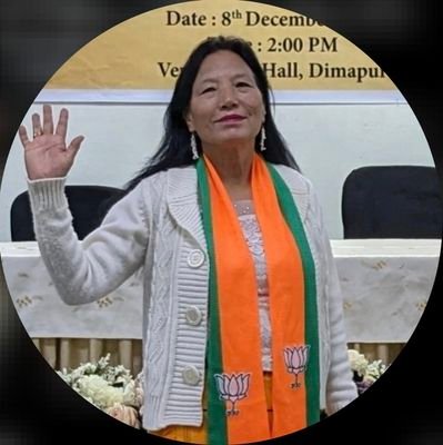 Vice-President, Mahila Morcha BJP Nagaland. Political Candidate, 14th NLA Elections 2023. 
Retd. Engineer-In-Chief, NPWD, Govt. of Nagaland.
