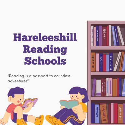 The new page celebrating all things reading at Hareleeshill Primary School. @HareleeshillPS