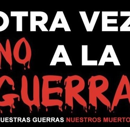 #NO A LA GUERRA