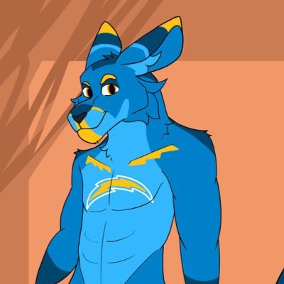 I’m Charger a Blue&gold wolf/kangaroo hybrid who’s 27 and gay and loves video games,music,animals,jeeps,sports,and all furrys