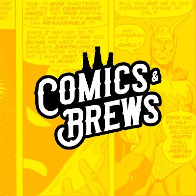 The Fusion of 2 Glorious things. Comics and Beer. Or Coffee that works too. But Mostly Beer.