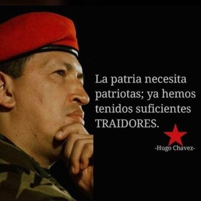 de Venezuela la patria de Bolívar y Chávez!