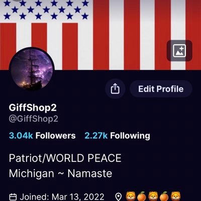 GiffShop3's profile picture. World Peace 🪽