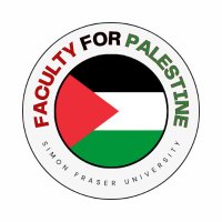 SFU Faculty for Palestine (@f4p_sfu) 's Twitter Profile Photo SFU Faculty for Palestine (@f4p_sfu) 's Twitter Profile Photo