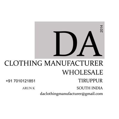 all types knitted wears (custom) wholesale manufacturer in Tiruppur South India 🙃 WhatsApp +91 7010121851