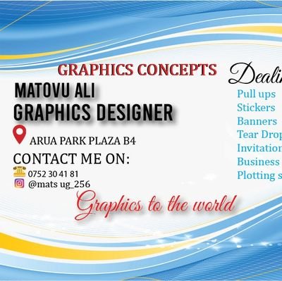 graphics designer 
Arsenal fan 💯 I enjoy fifa.🎮🎮 
Dm 0752304181 for business