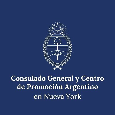 Cuenta oficial X: Consulado General y Centro de Promoción Argentino en Nueva York (Consulate General and Promotion Center of Argentina in New York)