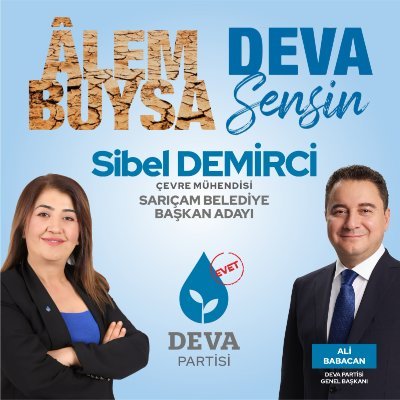 demircisibel01's profile picture. Çevre Mühendisi 
DEVA Partisi Adana 
Doğa Hakları ve Çevre Politikalarından Sorumlu İl Başkan Yardımcısı