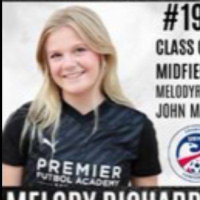 Premier FA #19 | JMHS Varsity Girls Soccer #11 | C/O 2026 | CMF | 3.9 GPA melody.richards9115@gmail.com